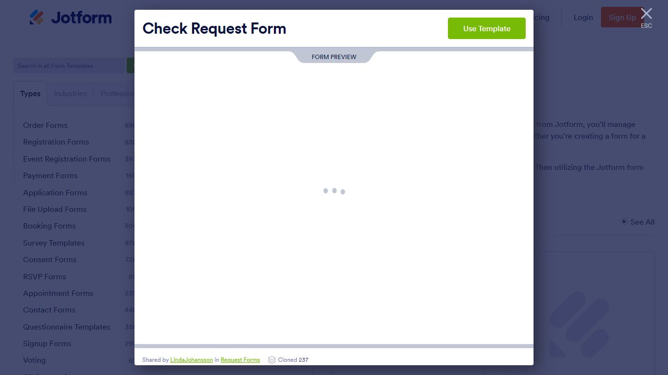 Check Request Form Template | Jotform